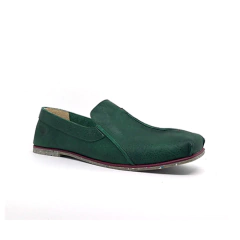 Mocassim, couro graxo floresta, sola borrachas recicladas. Ref. 004.404. SOB ENCOMENDA