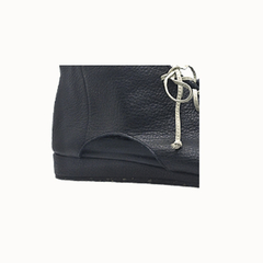 Itatiaia, couro soft preto. Solado anabela. Ref.: 022.615. SOB ENCOMENDA - loja online