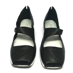 Despojada, couro soft preto, sola borrachas recicladas. Ref. 004.417. SOB ENCOMENDA - comprar online