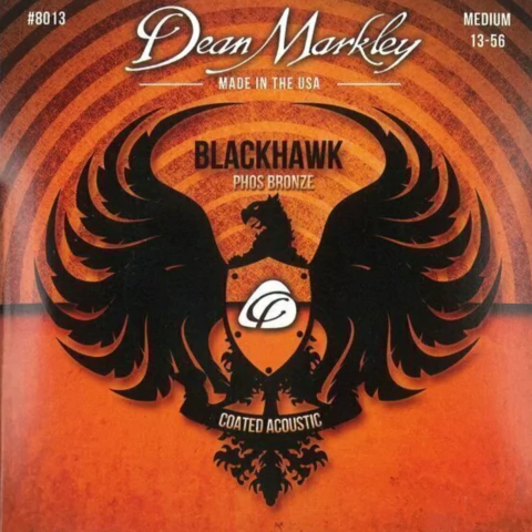 Cuerdas para guitarra acústica revestidas Dean Markley Blackhawk(TM) 8013, calibre 13-56 - comprar online