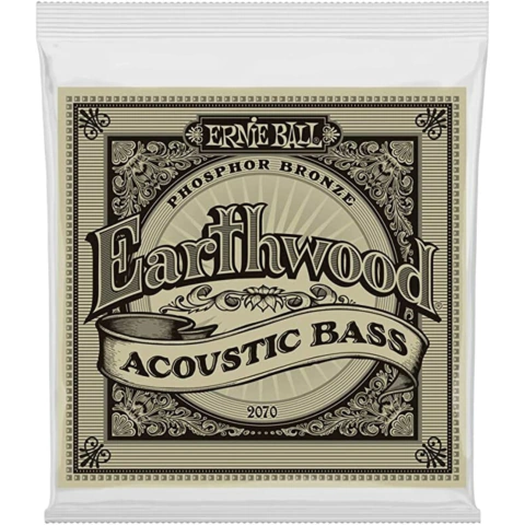 Cuerdas Ernie Ball 2070 para bajo acústico de bronce fosforado Earthwood, calibre 45-95 - comprar online