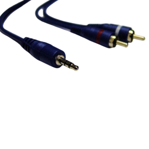 Cable miniplug 3.5 stéreo a 2 RCA de 4 mts. Artekit C3.5STX2RCA4 - comprar online