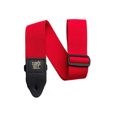 Correa Ernie Ball 4040 de guitarra o bajo de polipropileno, color rojo - comprar online