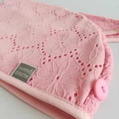 TURBANTE ROMA ROSA EN TOALLA DE ALGODÓN - comprar online