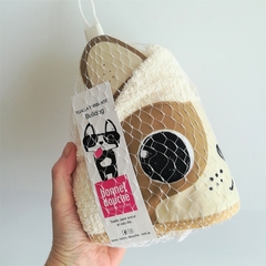 TURBANTE PERRITO NATURAL EN TOALLA DE ALGODÓN - comprar online