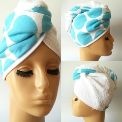 TURBANTE POMPAS EN TOALLA DE ALGODÓN - comprar online