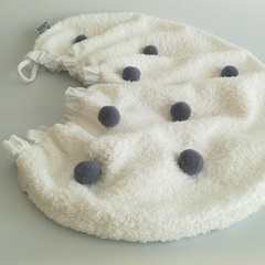 TURBANTE SUEÑA GRIS EN TOALLA DE ALGODÓN - comprar online