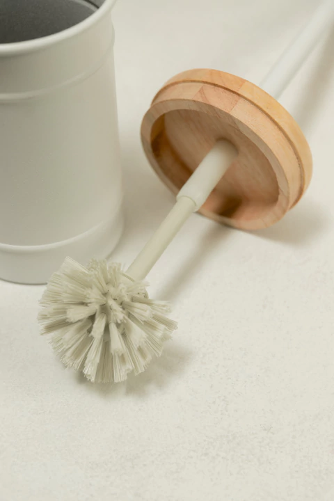 ESCOBILLA BLANCO & MADERA - comprar online