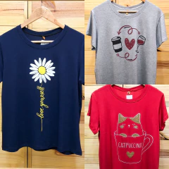 Kit 3 Blusas Soltinhas em Viscolycra Nova Coleção - natimel