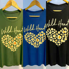 Blusa em Viscolycra com Estampa Modelagem Soltinha - loja online