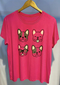 Kit 5 Blusas Soltinhas Desenho Variadas - loja online