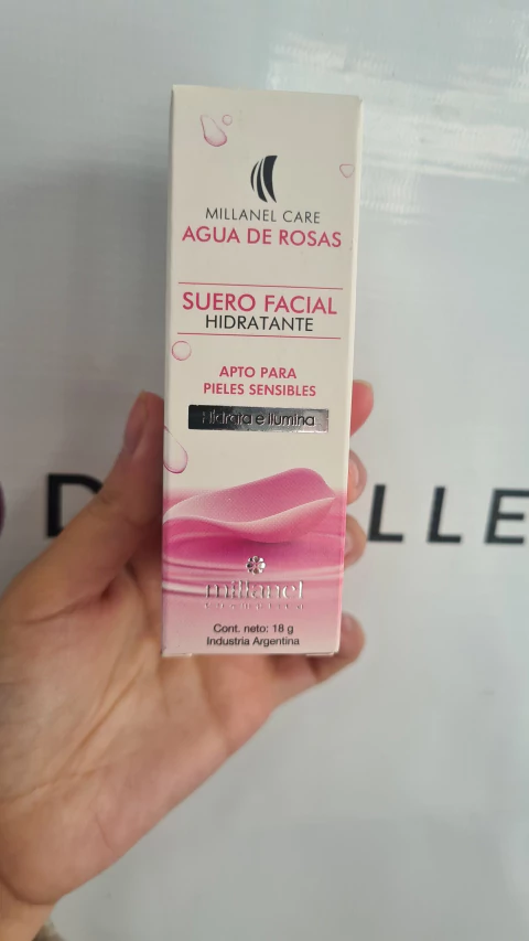 suero facial hidratante AGUA DE ROSAS