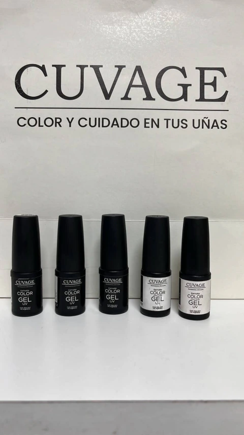 Cuvage Esmalte Semipermanente Gel 6ml - NEGROS & BLANCOS