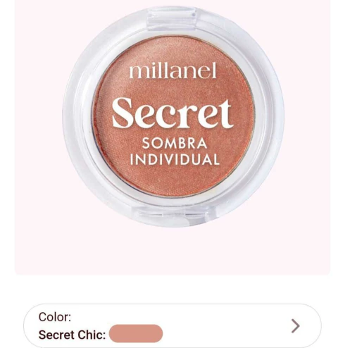 Millanel Sombra individual SECRET 3,4g MILLANEL - comprar online