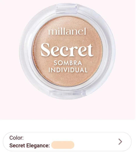 Millanel Sombra individual SECRET 3,4g MILLANEL - DeBellezaArg