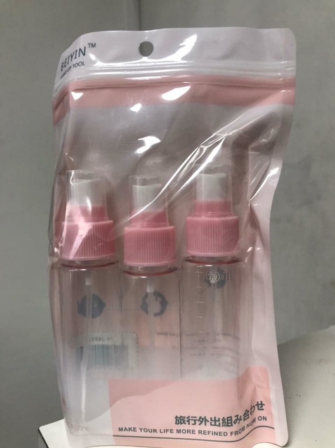 recipientes pulverizadores pequeños - ideal viaje