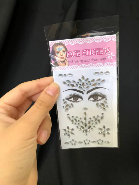 Strass- piedritas . Face Stickers