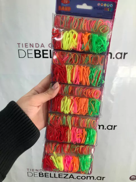 Colitas Gomitas banditas para el pelo fluo