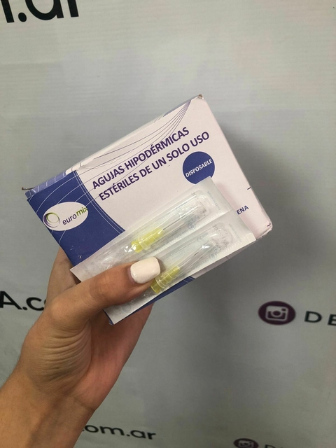 Agujas hipodérmicas estériles de un solo uso