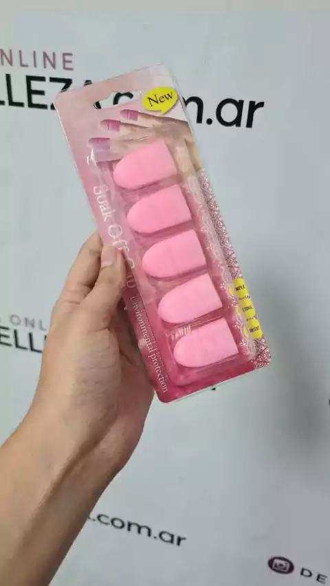 Capuchones para uñas de silicona