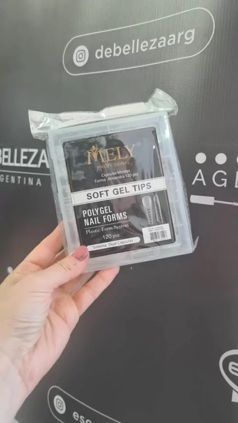 Soft gel cápsulas sistema dual polygel