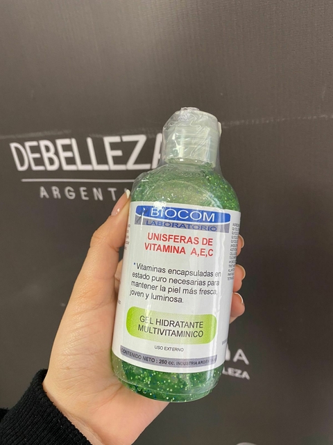 Gel Hidratante Mutivitaminico C/ Unisferas X 250 Gr
