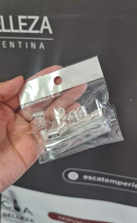 Anillos con tiras para trenzas