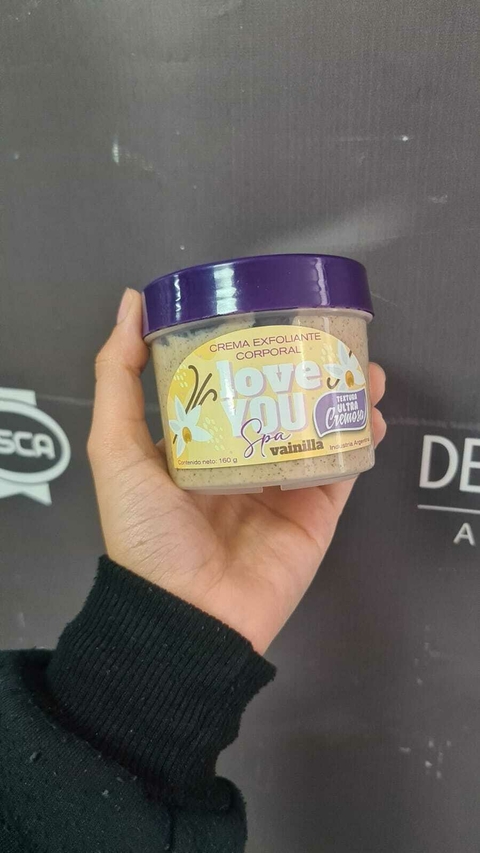 Crema exfoliante corporal love you spa millanel 160g VAINILLA