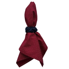 Guardanapo vermelho com bolinhas - comprar online