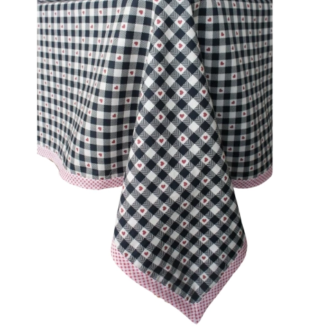 Toalha xadrez corações - comprar online