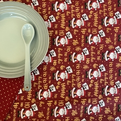 Jogo americano dupla face papai noel ho ho ho - comprar online