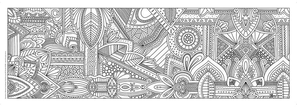 Mini Mural de Geometr&iacute;as, 20x58 cm