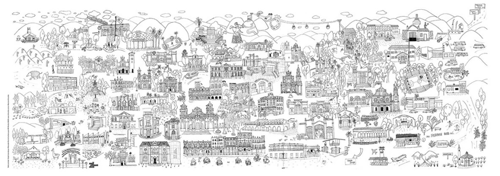 Mini Mural de Salta La Linda, 20x58 cm