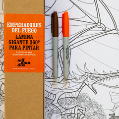 Emperadores del fuego :: Lámina gigante 360°