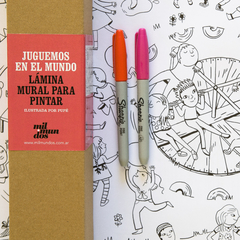 Juguemos en el mundo :: Lámina mural