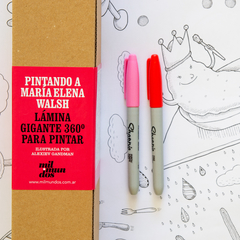 Pintando a María Elena Walsh :: Lámina gigante 360°