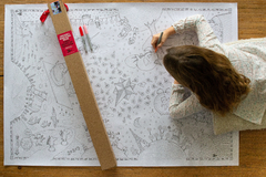 Pintando a María Elena Walsh :: Lámina gigante 360° - comprar online