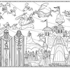 Emperadores del fuego :: Lámina mural - tienda online