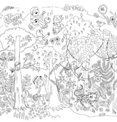 El parque del benteveo amarillo :: Lámina mural - tienda online