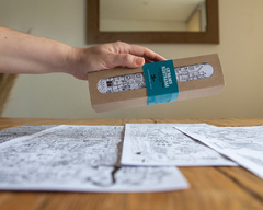 Pack Ciudades ilustradas - 4 láminas individuales para pintar - Mil Mundos