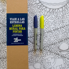Viaje a las estrellas :: Lámina mural - comprar online