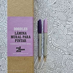 Doodles :: Lámina mural - comprar online