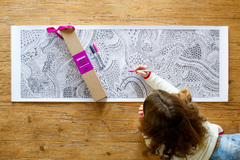 Zentangle :: Lámina mural - comprar online