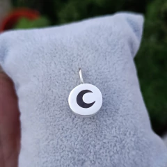 Dije Luna Amatista (Plata 925) - comprar online
