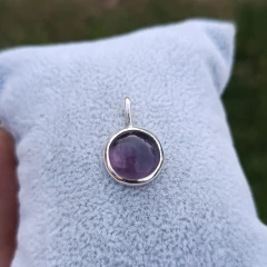 Dije Luna Amatista (Plata 925)
