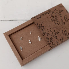 Box 5 aritos miniatura (Plata 925) - Ama o Muere