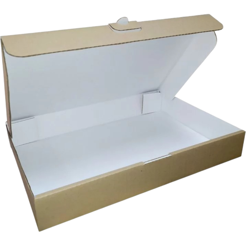 CAIXA DE PAPELÃO 36X24X5cm INTERNO BRANCO - COD: TS A36 - comprar online
