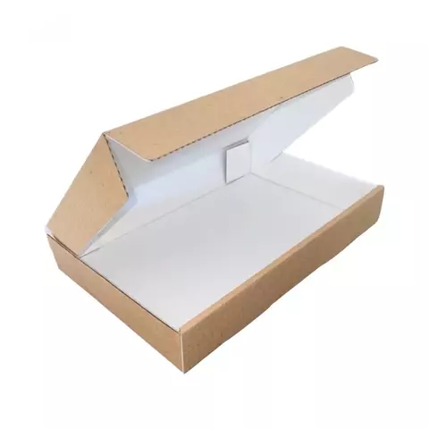 CAIXA DE PAPELÃO 24X16X4cm ext. INTERNO BRANCO - COD: TS M1 B INT - comprar online