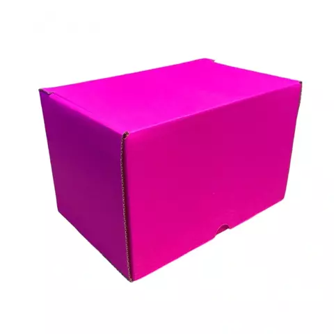 CAIXA DE PAPELÃO 20,5X14X13cm PINK - comprar online