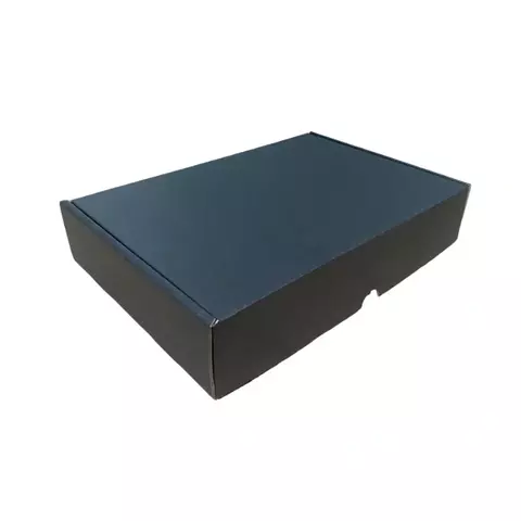 CAIXA DE PAPELÃO 25,5X17,5X5cm EXTERNO PRETO - COD: TS A26 - comprar online